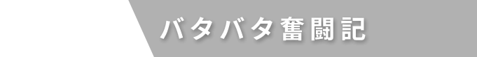 バタバタ奮闘記